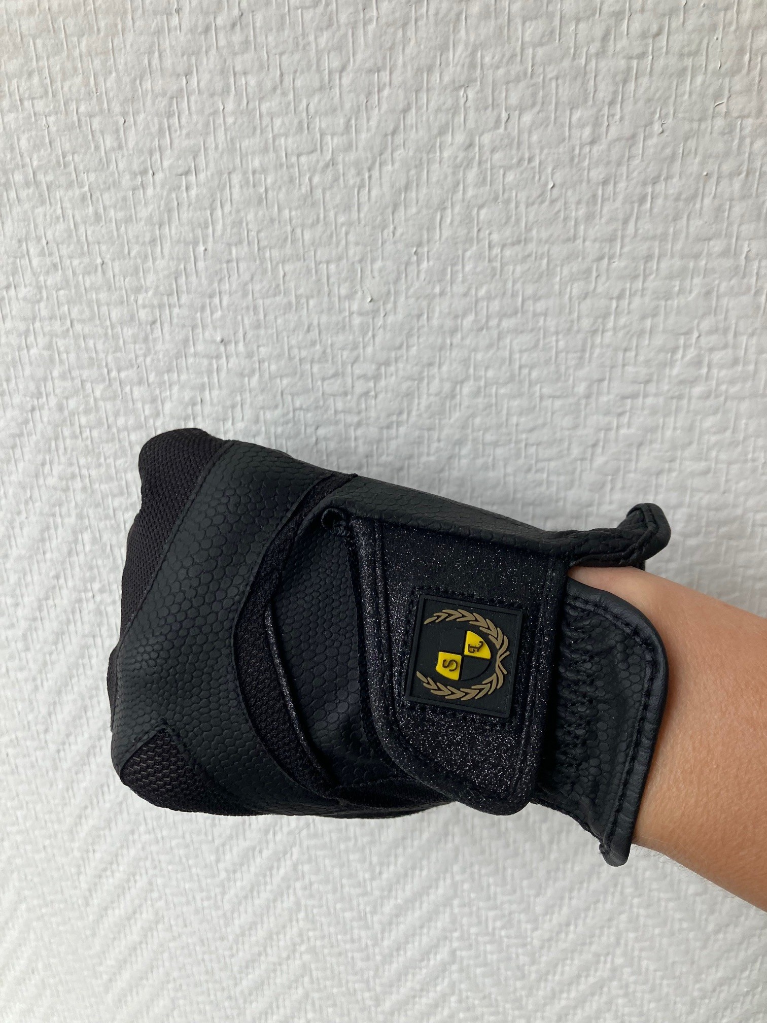 Air glove sirlancelot black glitter