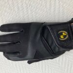 Air glove rijhandschoenen sirlancelot zwart glitter